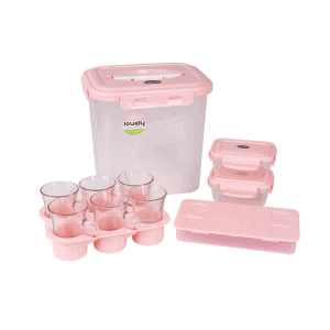 سرویس چایخوری ۶ نفره لاولی، با طراحی کاربردی و جنس باکیفیت شامل یک مجموعه کامل از ظروف مورد نیاز برای سرو چای و پذیرایی از مهمانان است.