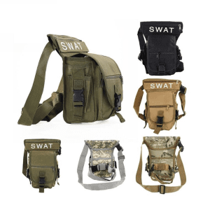 کیف کمری ران بند SWAT، به دور کمر و ران بسته می‌شود و برای حمل وسایل ضروری و تجهیزات کوچک در فعالیت‌های مختلف استفاده می‌شود.