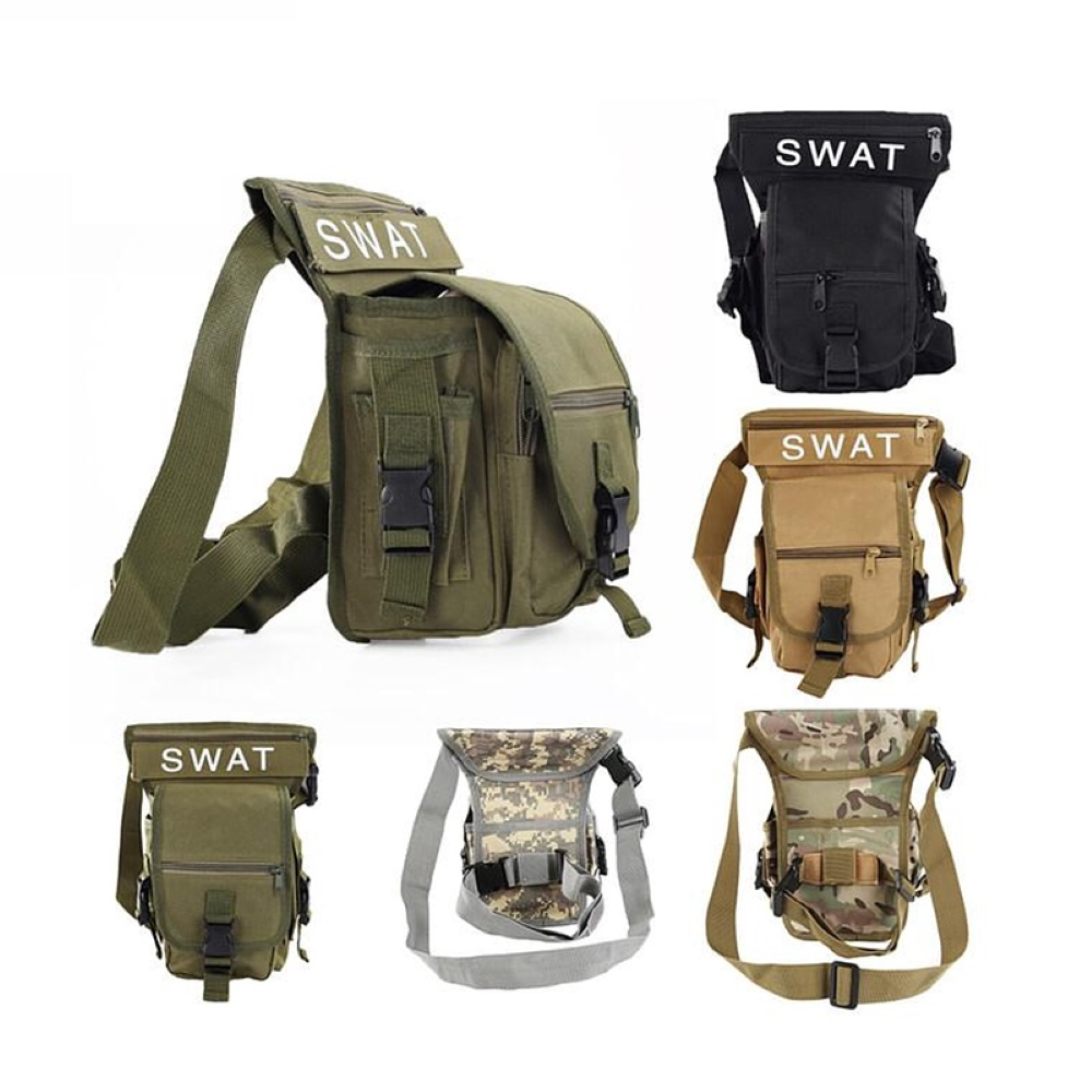 کیف کمری ران بند SWAT، به دور کمر و ران بسته می‌شود و برای حمل وسایل ضروری و تجهیزات کوچک در فعالیت‌های مختلف استفاده می‌شود.