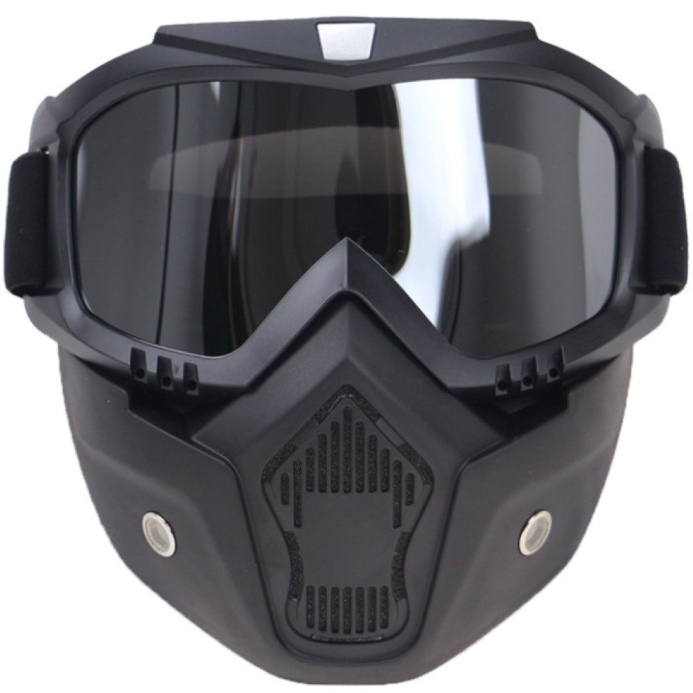 فیس گارد عینک دار، از یک صفحه مقاوم تشکیل شده و برای محافظت از صورت در برابر قطرات، ذرات، گرد و غبار، و مایعات طراحی شده است.