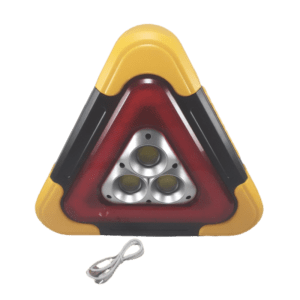 چراغ خطر مثلثی شارژی مدل 7709، یک ابزار چندکاره و کاربردی است که برای استفاده در شرایط مختلف، از رانندگی تا کمپینگ، طراحی شده است.