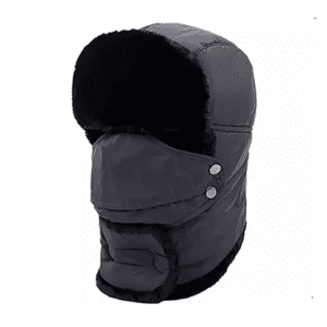 کلاه خلبانی خزدار همراه ماسک