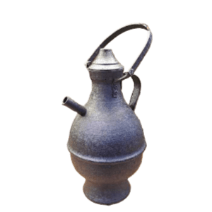 کتری خمره ای، برای جوشاندن آب با استفاده از حرارت ذغال ساخته شده است. این کتری‌ها معمولا از جنس فلزات مقاوم در برابر حرارت مانند چدن ساخته شده است.