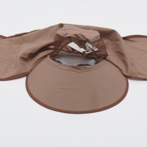 کلاه آفتابگیر زنبوری مدل پشت دار