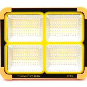 پرژکتور شارژی و خورشیدی 100 وات کیانگ مدل KY-100W