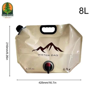 مخزن آب کمپینگ تاشو 8 لیتری توبیز مدل Bucket