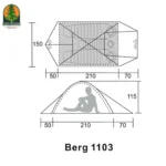 چادر کوهنوردی برگ