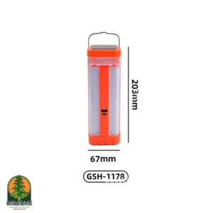 چراغ فانوسی کمپینگ خورشیدی مدل GSH-1168