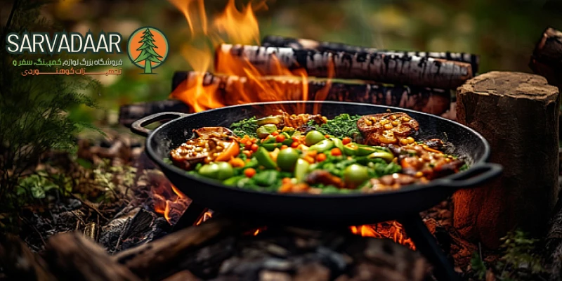 لوازم آشپزی در طبیعت