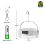 چراغ کمپینگ دارای پاوربانک dp 7858