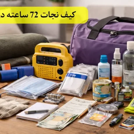 کیف نجات 72 ساعته | آمادگی برای روزهای بحرانی